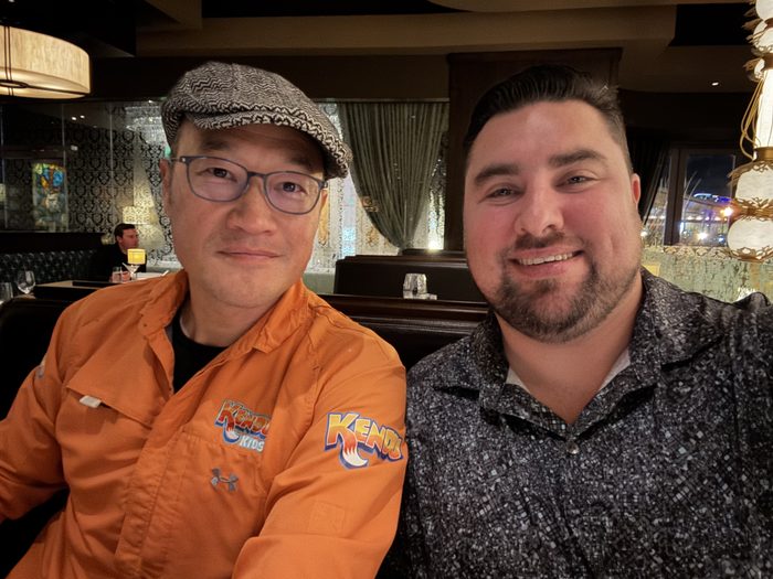 Eric Skeldon with Davy Liu, Disney and Star Wars animator
